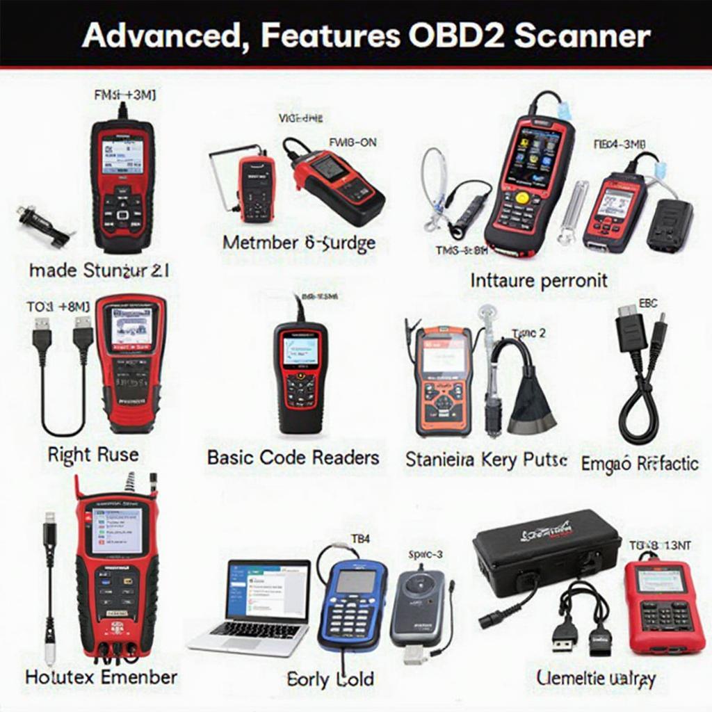 Various OBD2 scanners for hybrid vehicles