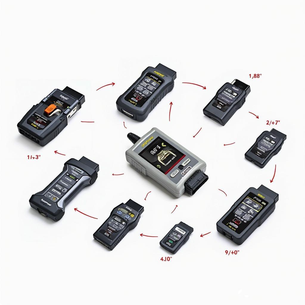 Variety of OBD2 Scanners: Basic, Mid-Range, and Professional