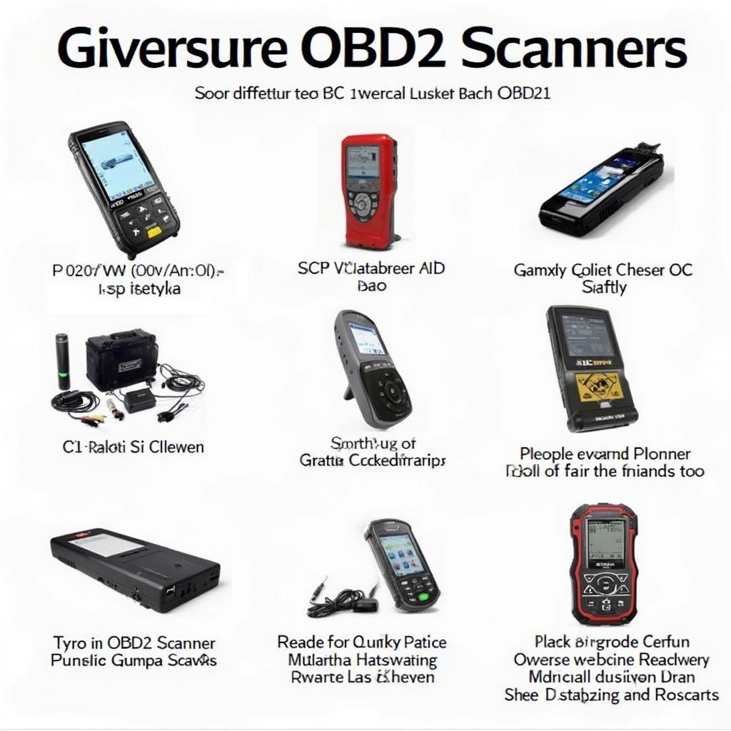 Various OBD2 Scanners for Suzuki Vehicles