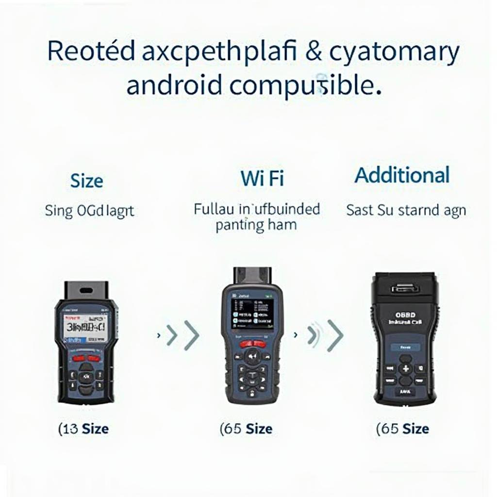 Variety of OBD2 scanners compatible with Android devices