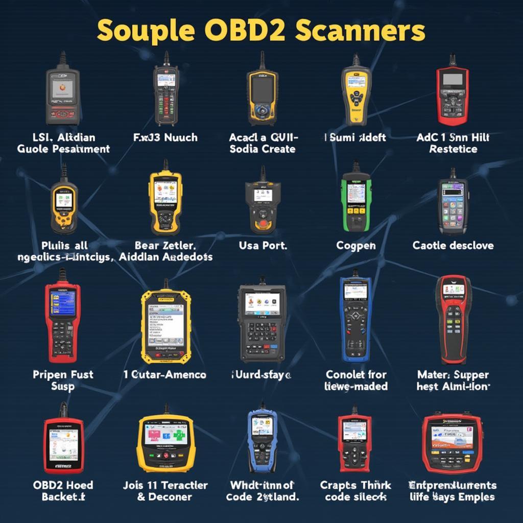 Different types of OBD2 scanners for reading C codes