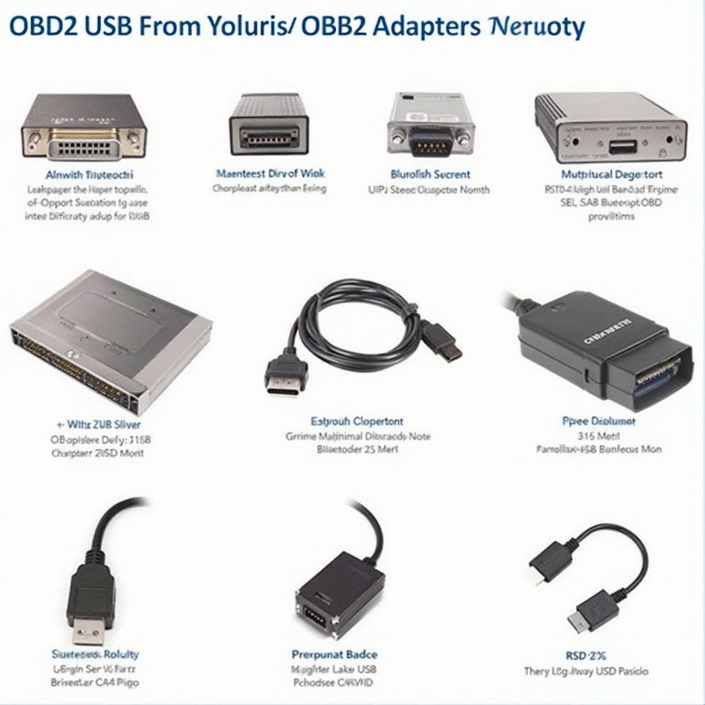 Different Types of OBD2 USB Adapters