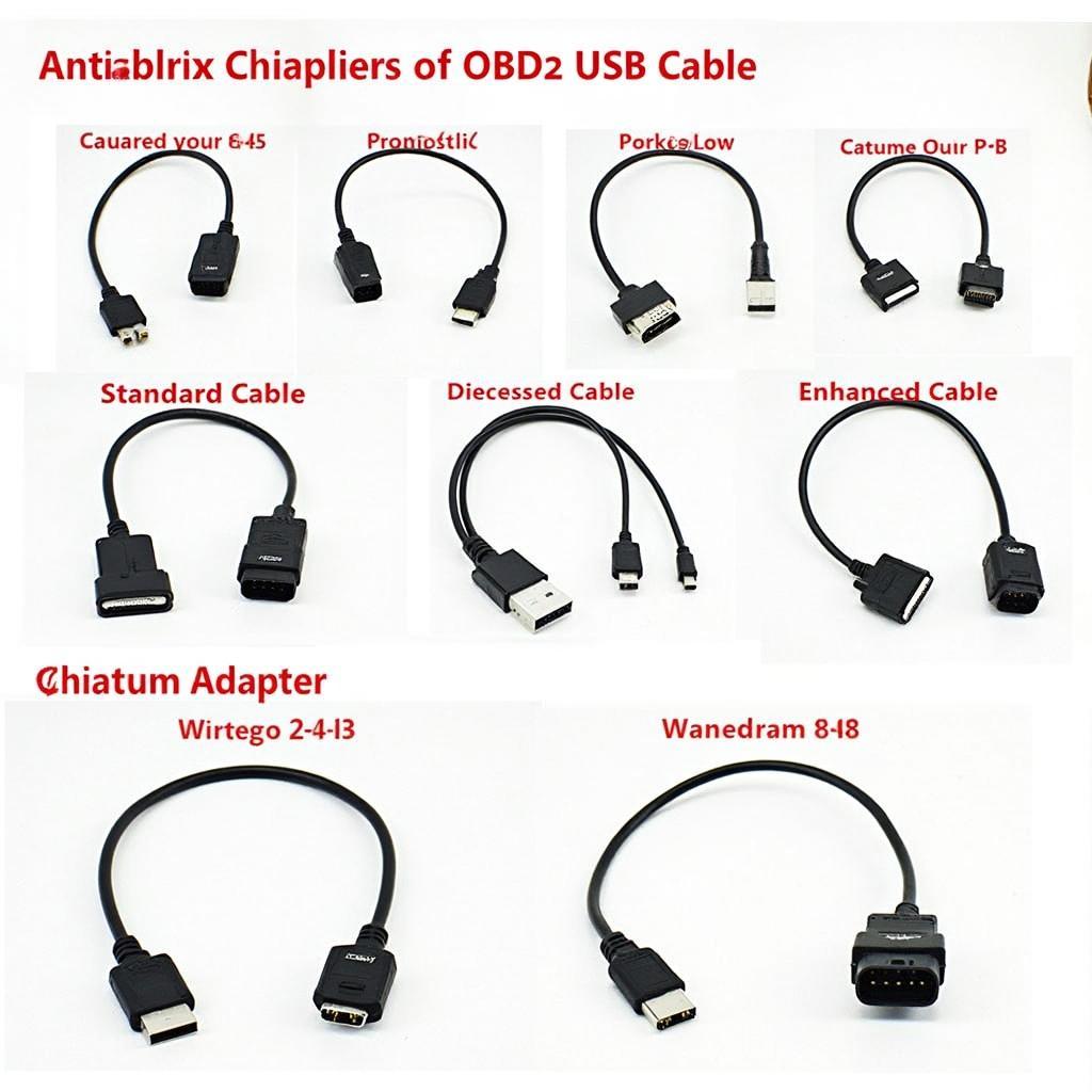 Various OBD2 USB Kabel Types Available in the Market