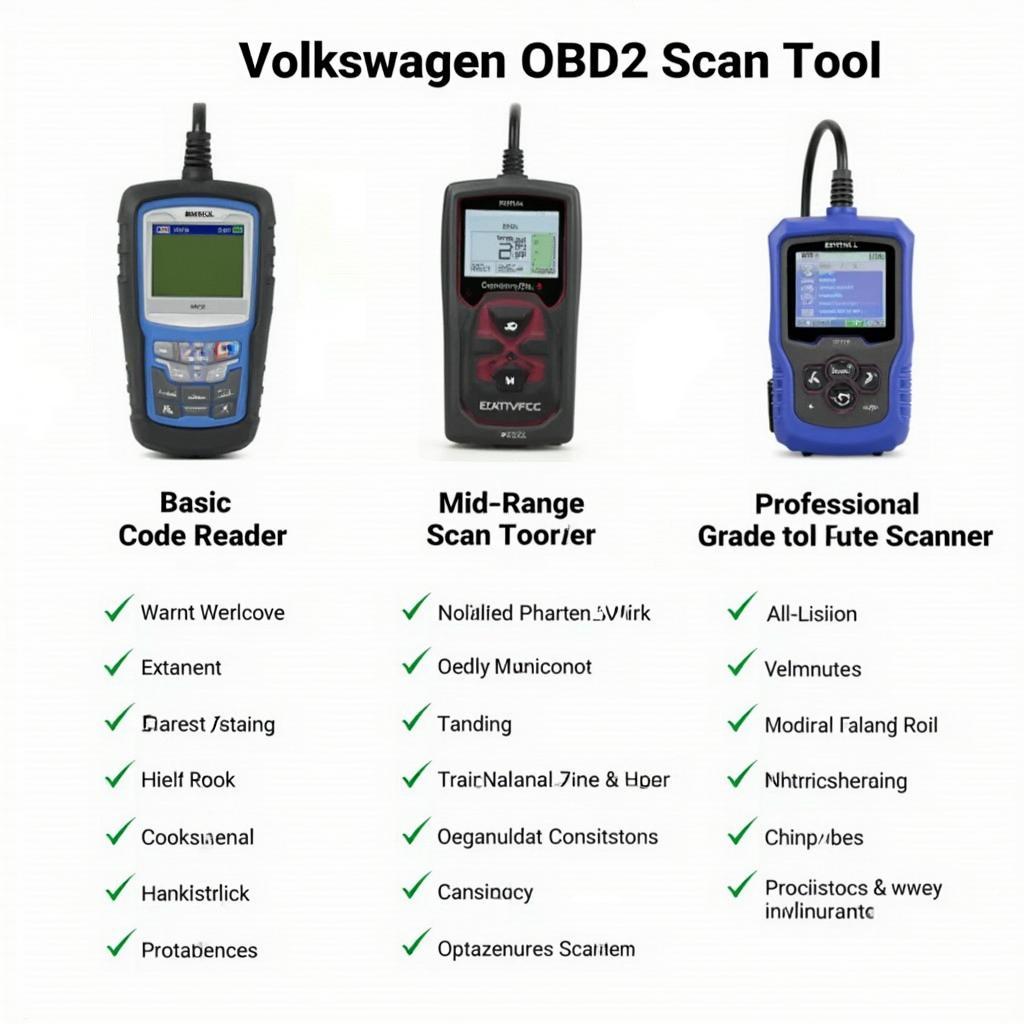 Different Types of Volkswagen OBD2 Scanners