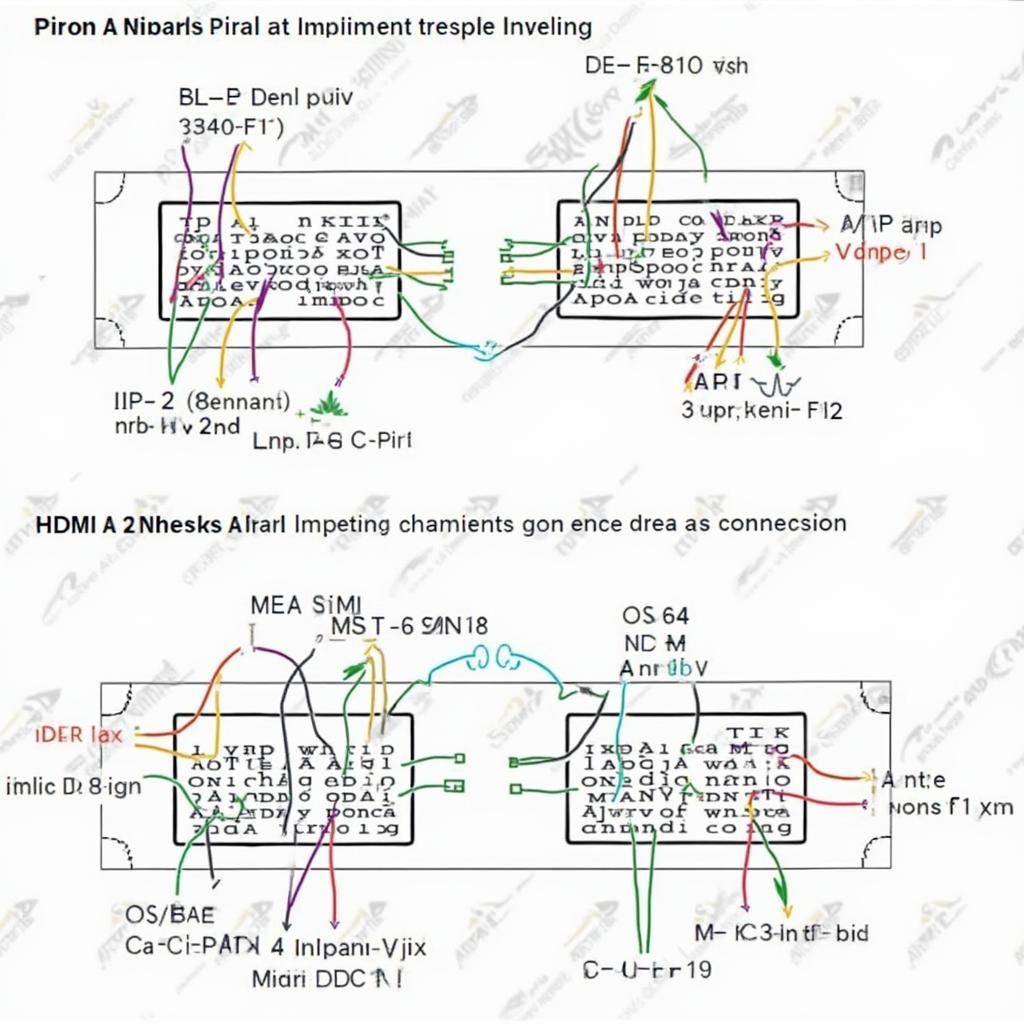 DLC 3 OBD2 to HDMI A Pinout Diagram