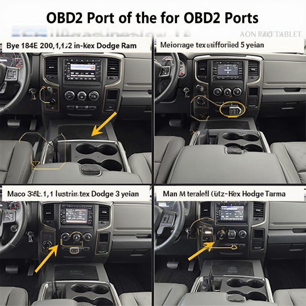 Dodge Ram OBD2 Connector Location