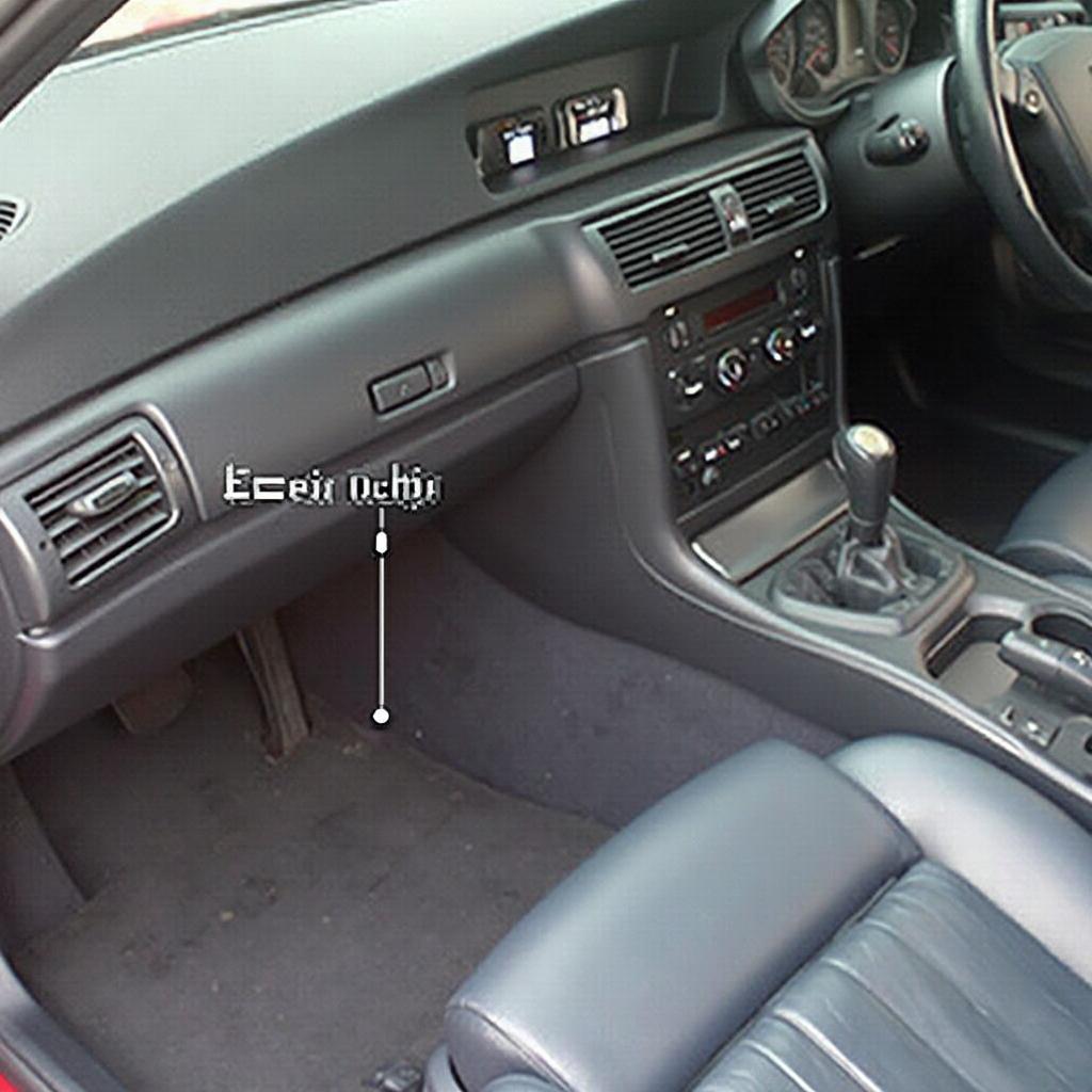 BMW E46 OBD2 Port Location Under Dashboard