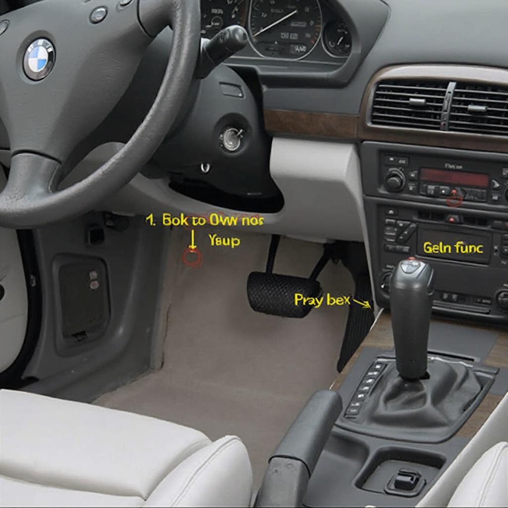 BMW E46 OBD2 Port Location