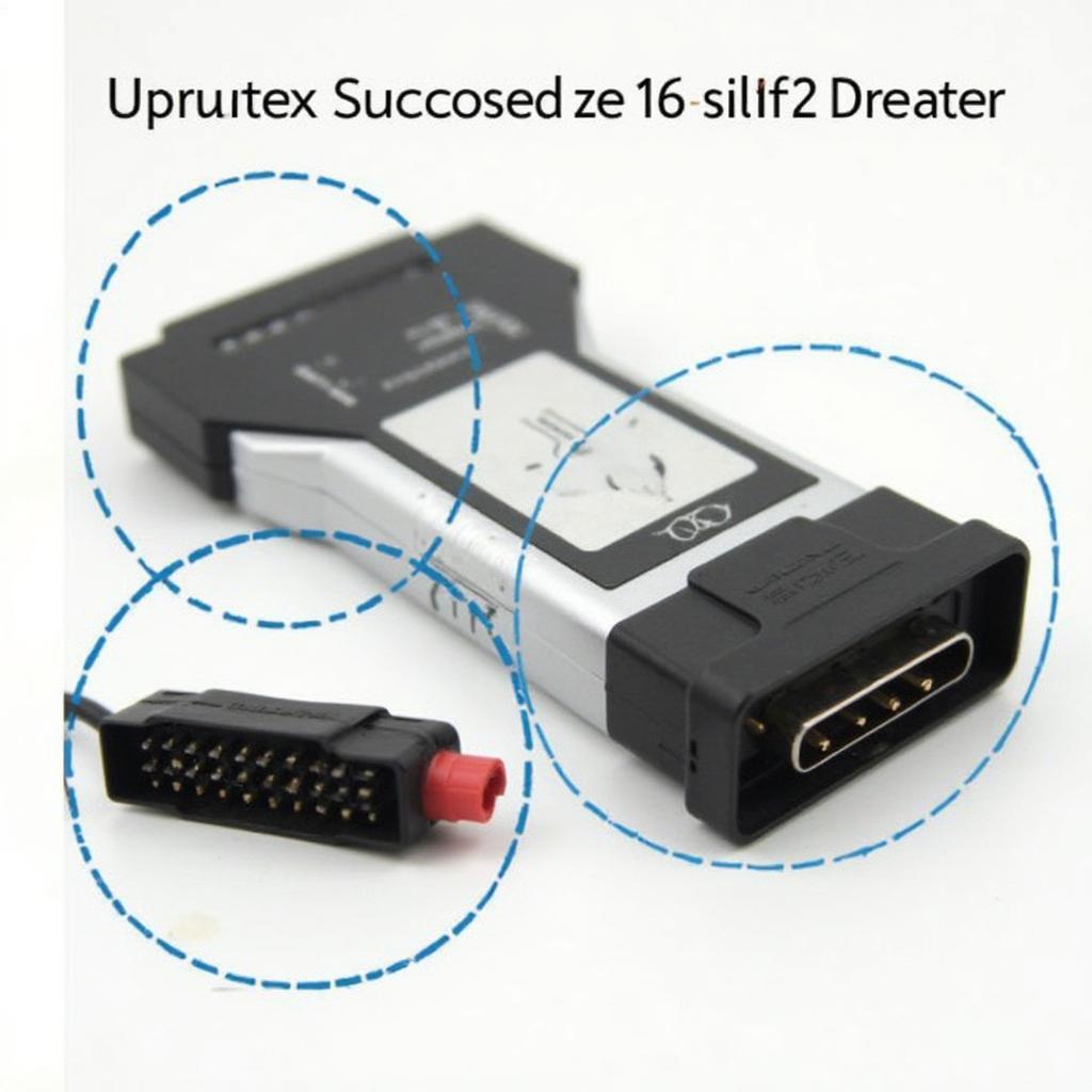 Early OBD2 Scanner and Connector