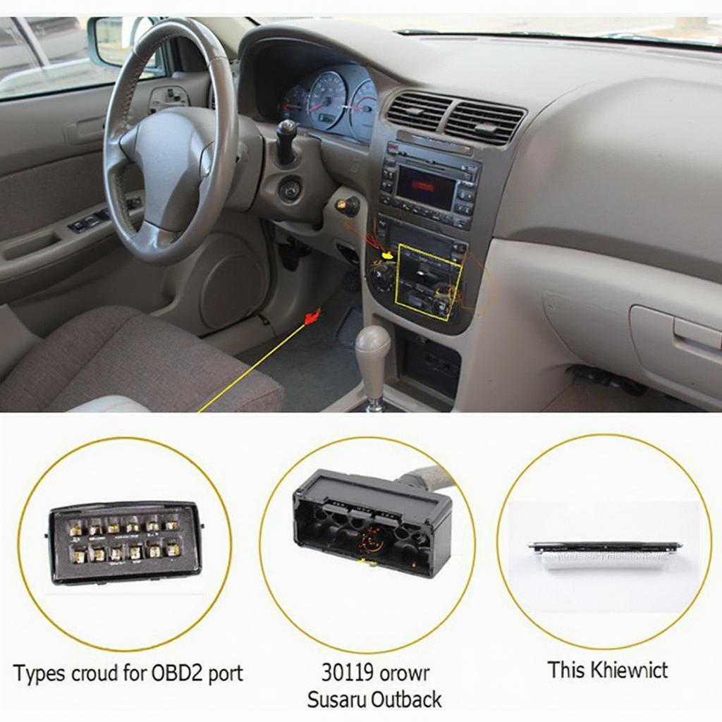 OBD2 Port Location in a 1999 Subaru Outback