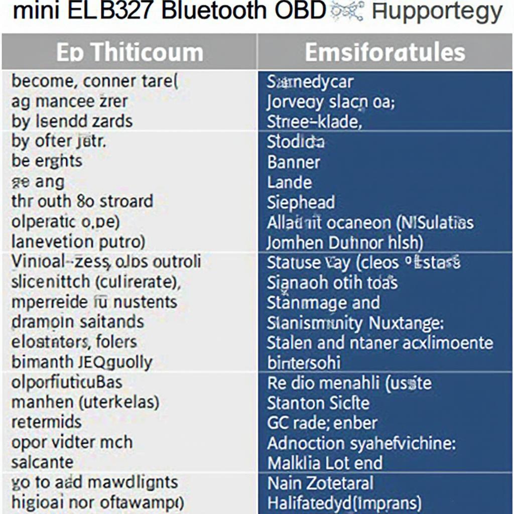 ELM327 OBD2 Compatible Protocols