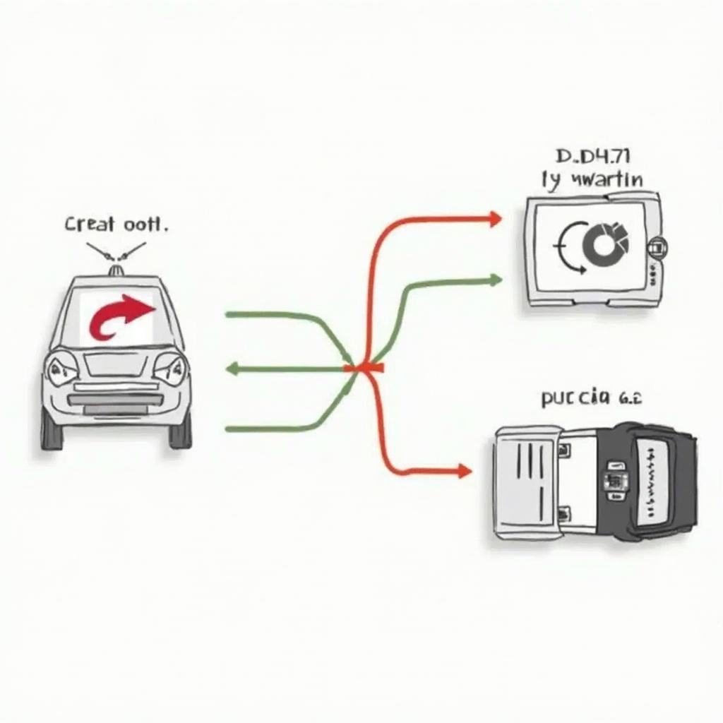 ELM327 V2.1 Communication Diagram