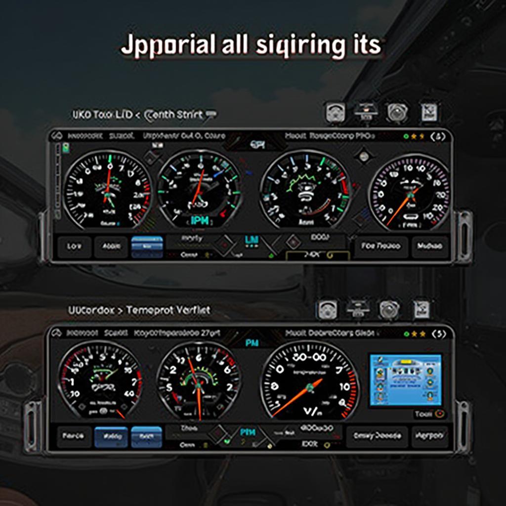 OBD2 App Dashboard Display