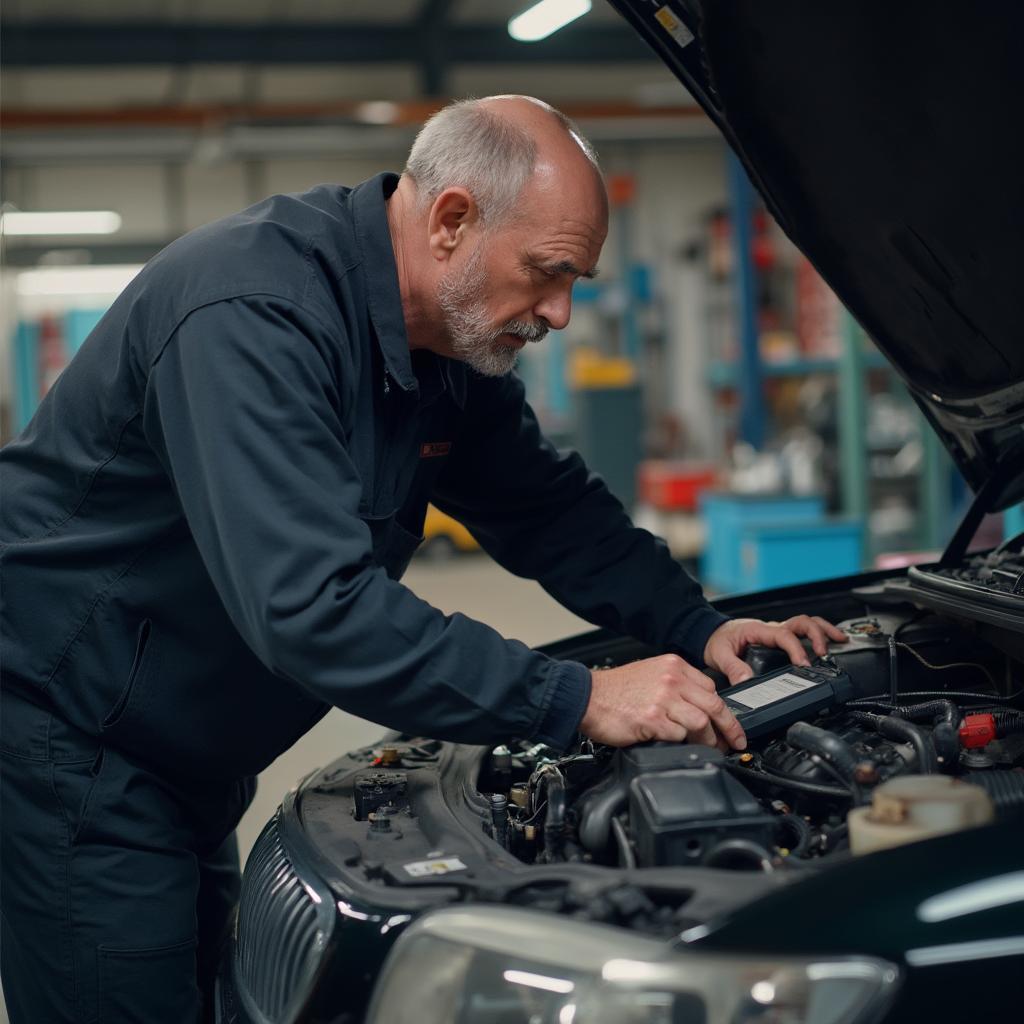 Performing Regular Maintenance on a Nissan Skyline ER34 using an OBD2 Scanner