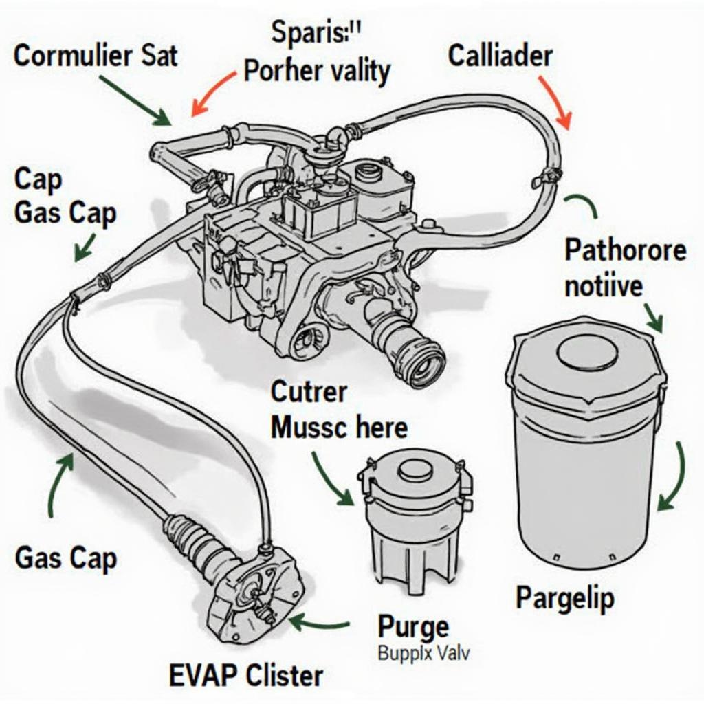 Evaporative Emission System Components Diagram