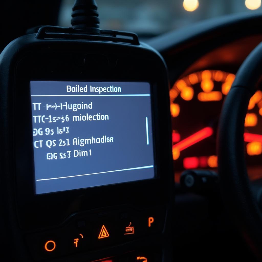 Failed OBD2 Inspection