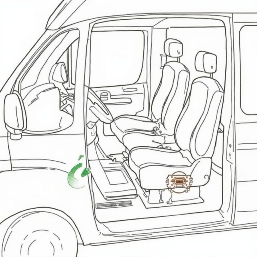 Fiat Ducato OBD2 Port Location Diagram