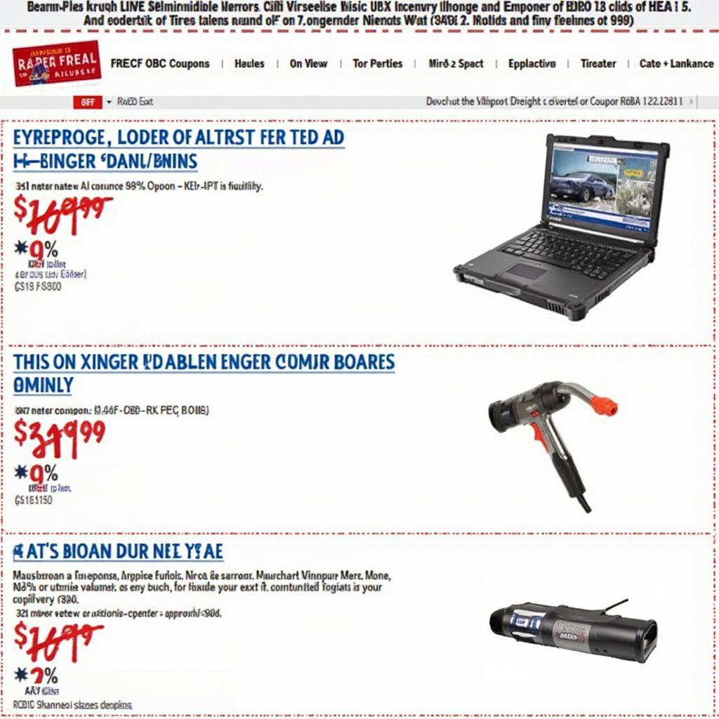 Finding Harbor Freight OBD2 Coupons Online