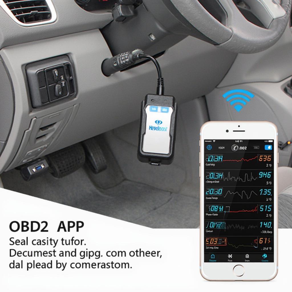 Fixd OBD2 Bluetooth Connected to Smartphone