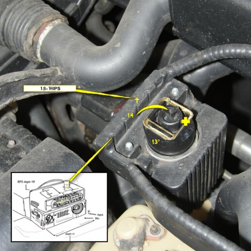 Ford Excursion Pre-OBD2 Diagnostic Port Location