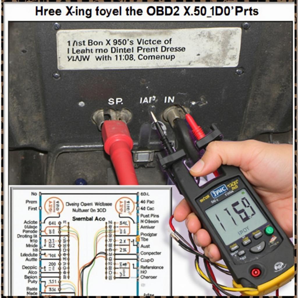 Ford F550 OBD2 Multimeter Testing