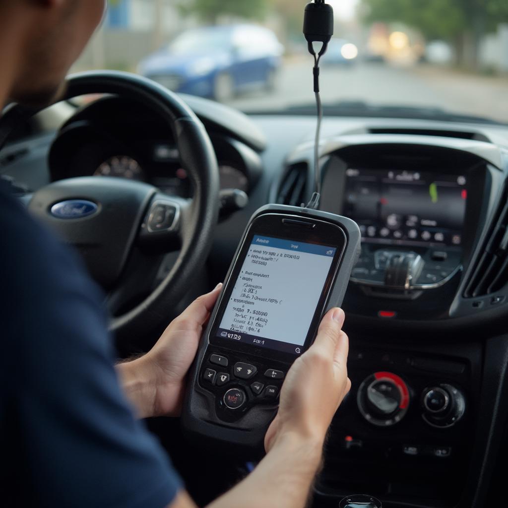 Using a Ford Fiesta OBD2 Scanner for Troubleshooting