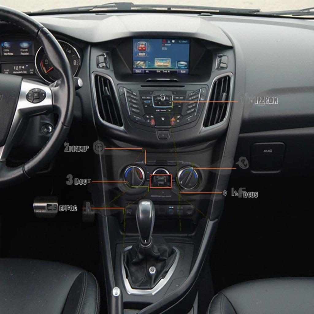 Ford Focus OBD2 Port Location