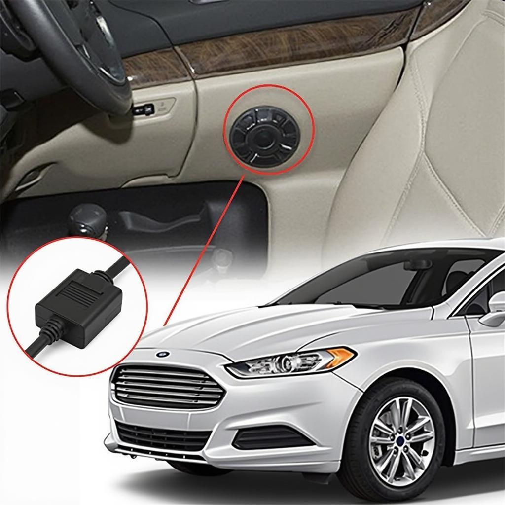 Ford Fusion OBD2 Port Location Under Dashboard