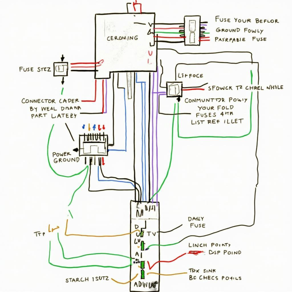 Ford OBD2 Component 21 Wiring Diagram