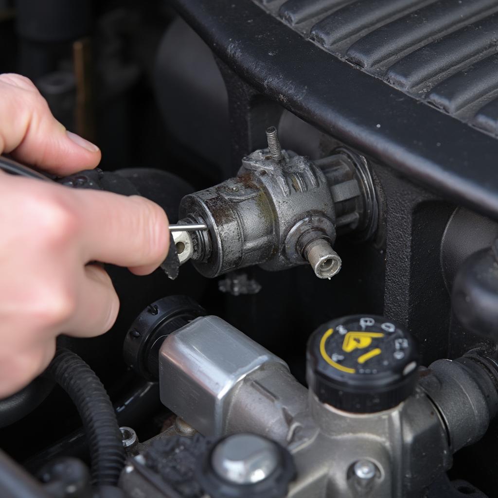 Cleaning the EGR Valve on a Ford Engine