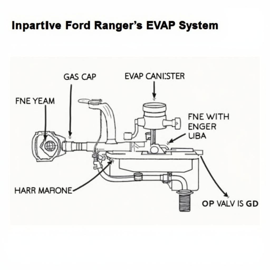 Ford Ranger EVAP System Components and Diagram