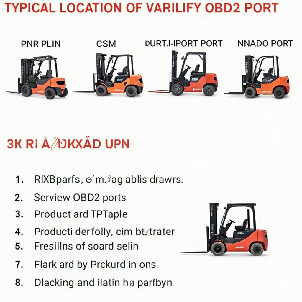 Forklift OBD2 Port Location