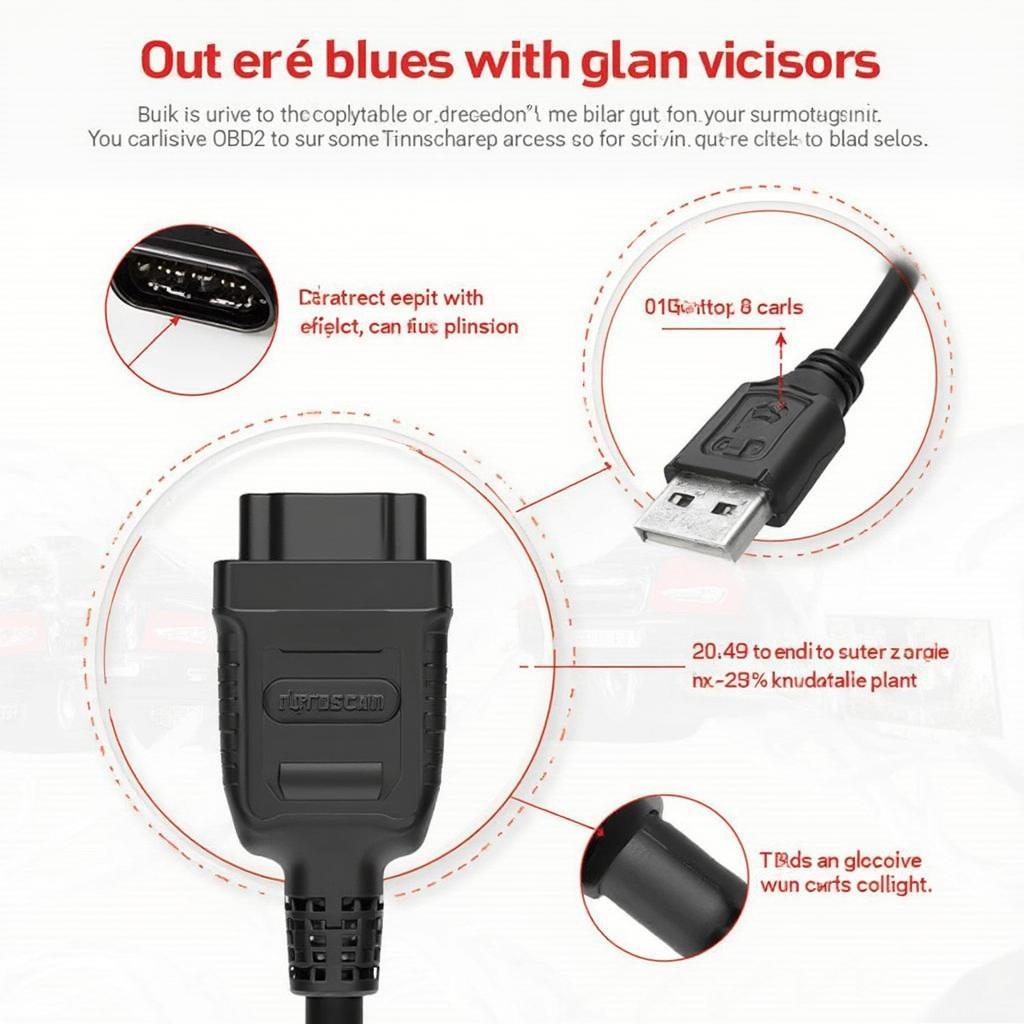 FORScan Compatible OBD2 Cable