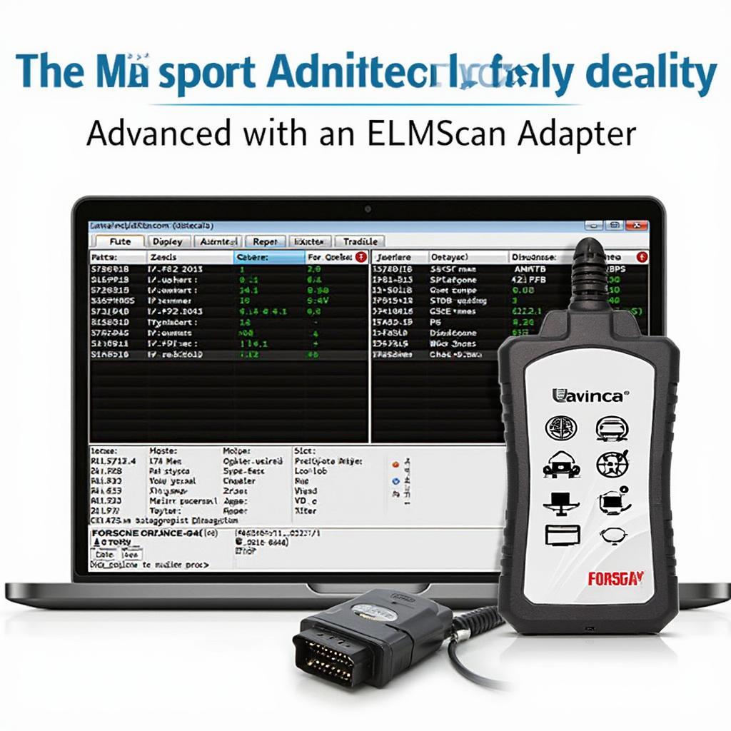 FORScan Software Interface with ELM327 Adapter