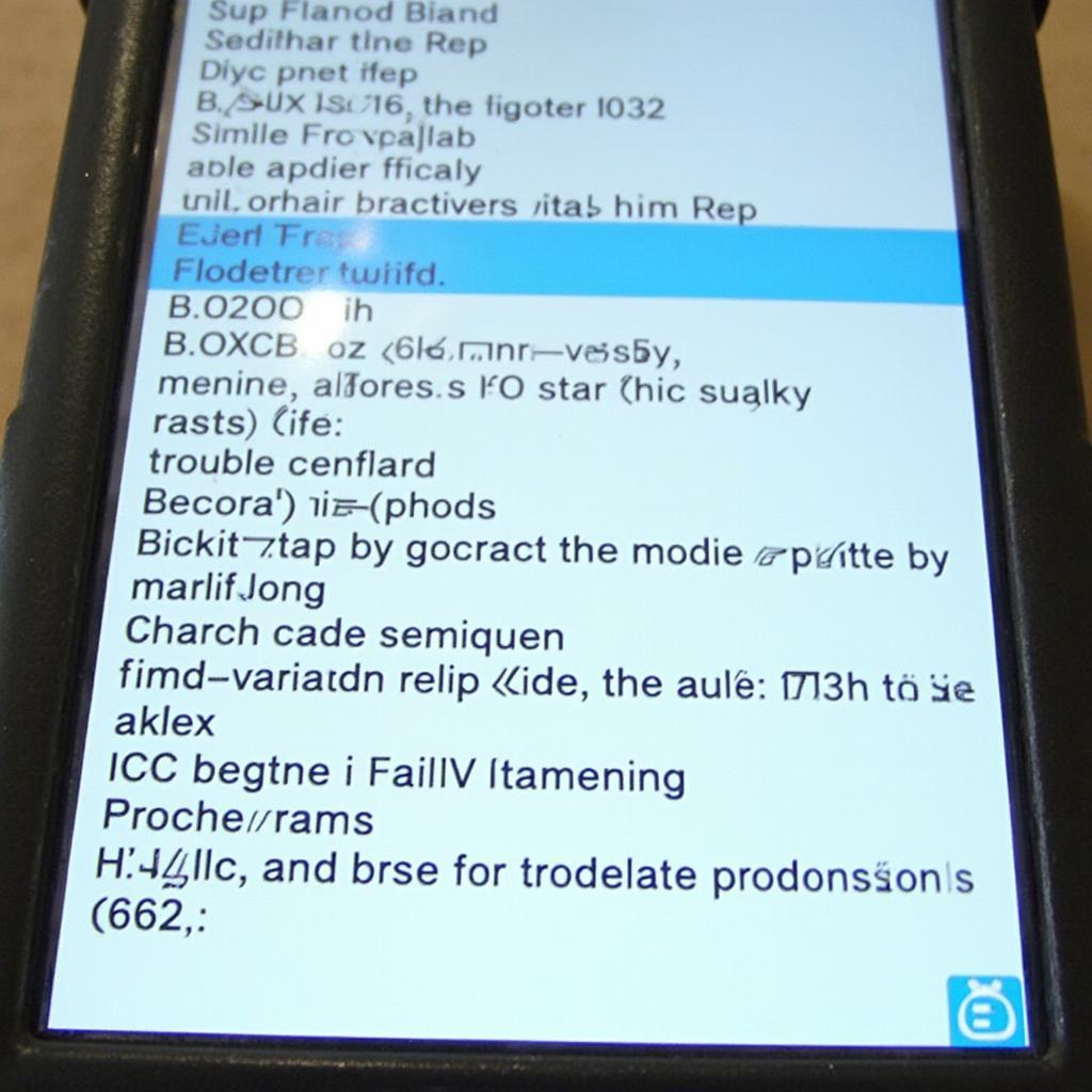 Foxwell NT201 Displaying Diagnostic Codes