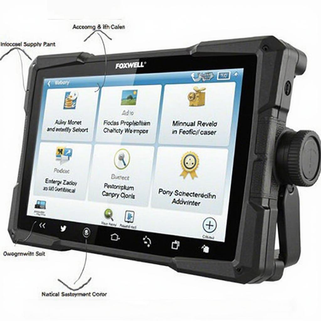 Foxwell NT614 Elite Menu Navigation