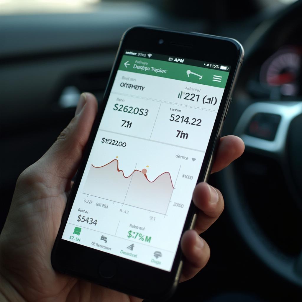 Free OBD2 App Showing Fuel Economy