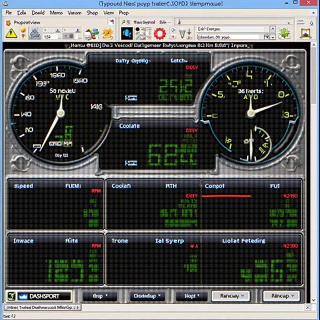 Free OBD2 Software Dashboard Display