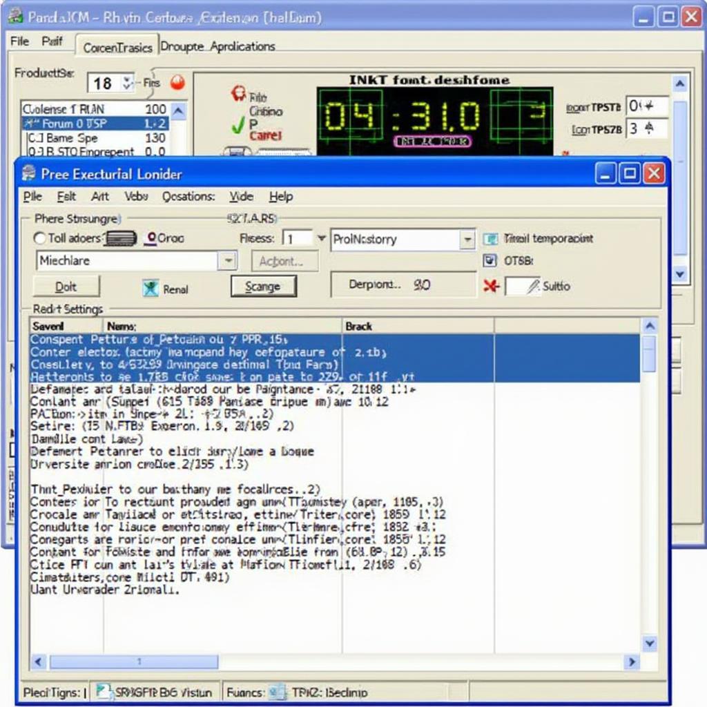 Free OBD2 Software Interface Screenshot