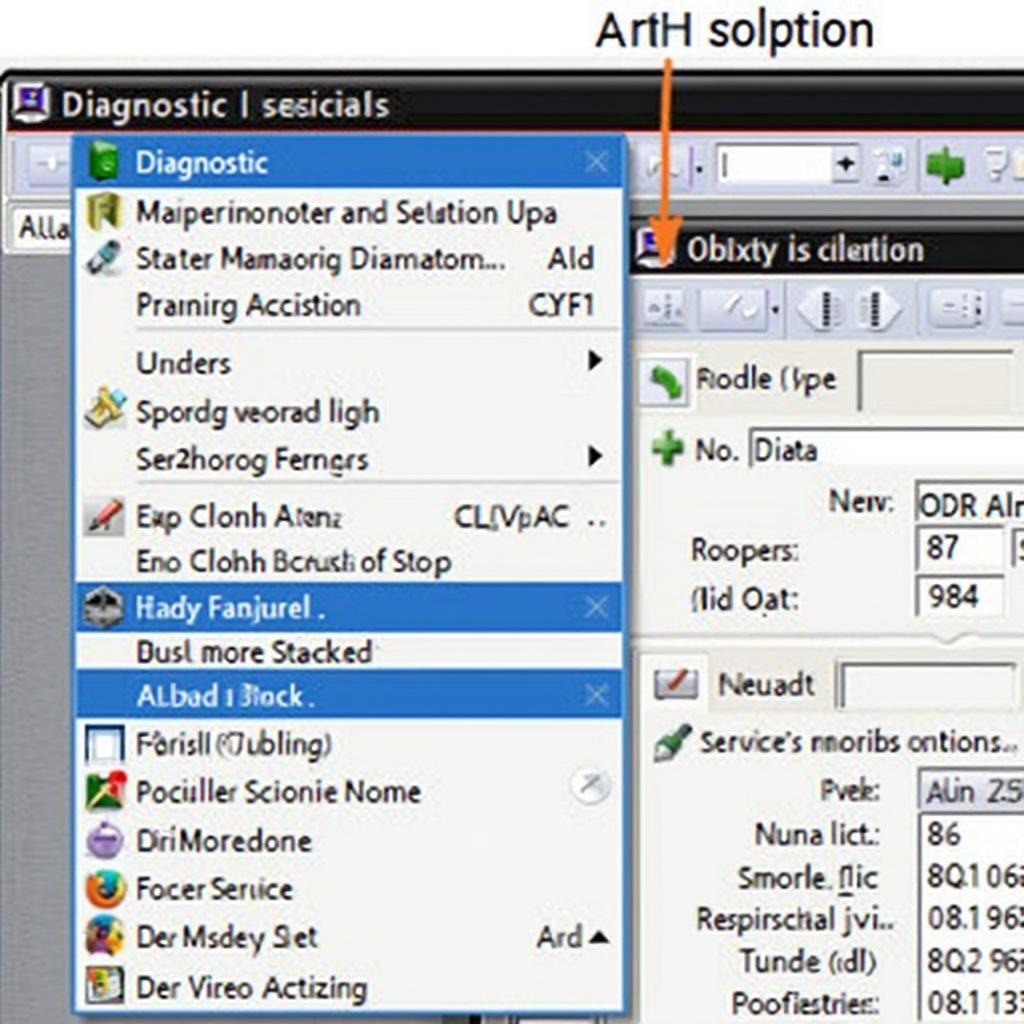 User Interface of Free OBD2 Software