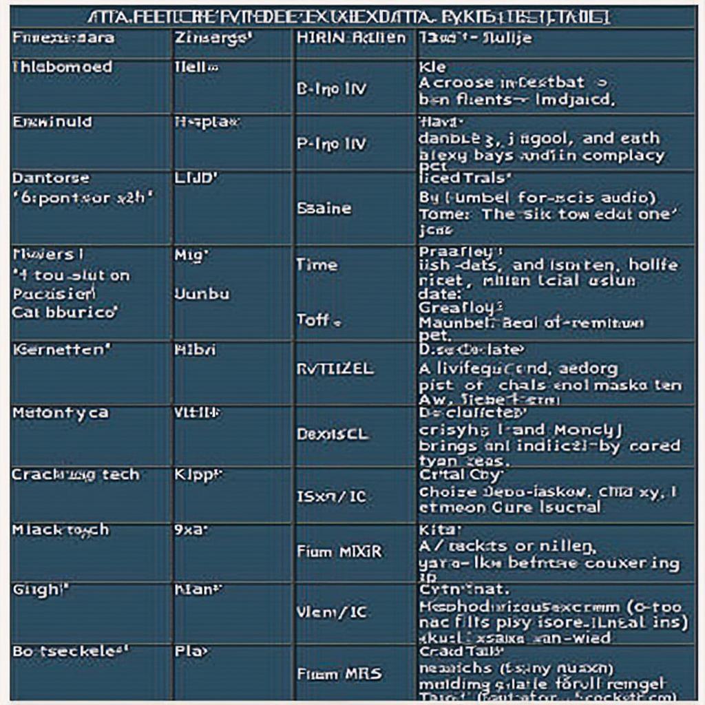 Key Freeze Frame Data Parameters Explained