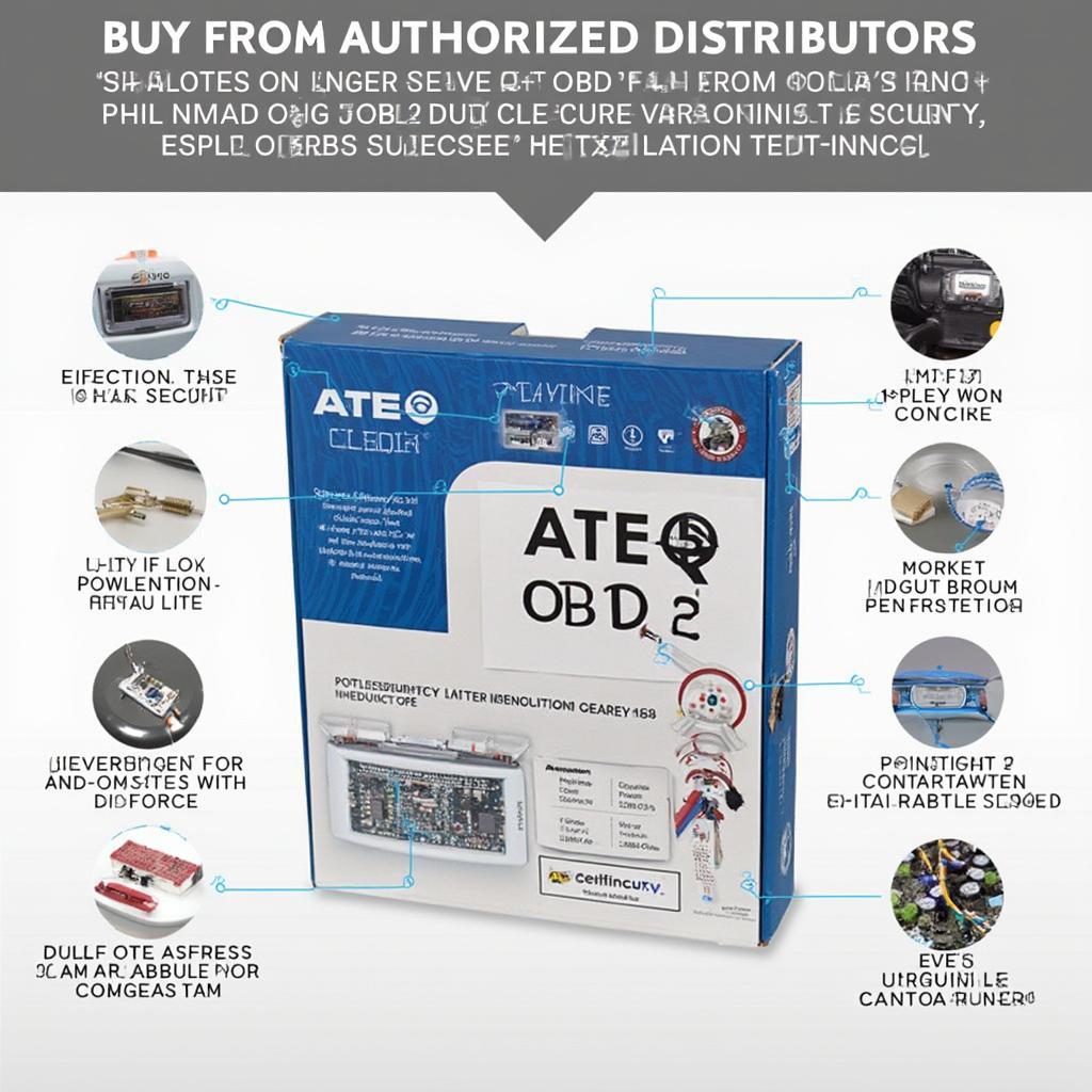 Genuine ATEQ OBD2 Module Packaging