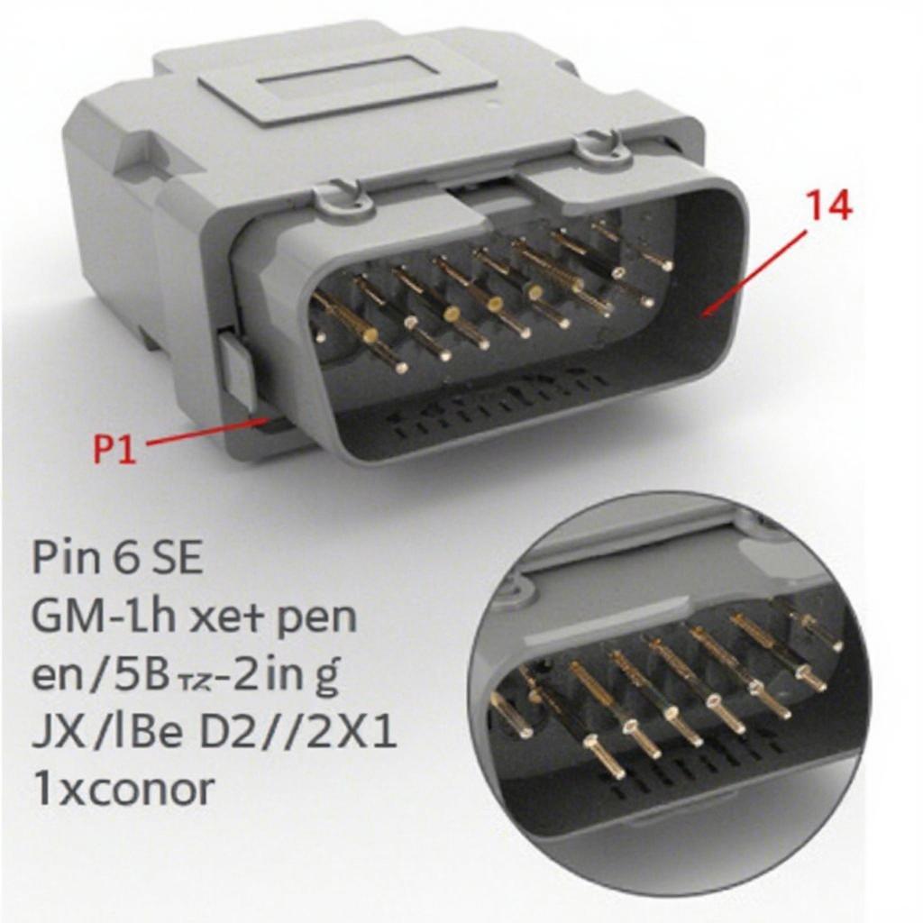 GM High Speed LAN OBD2 Connector Pins 6 and 14