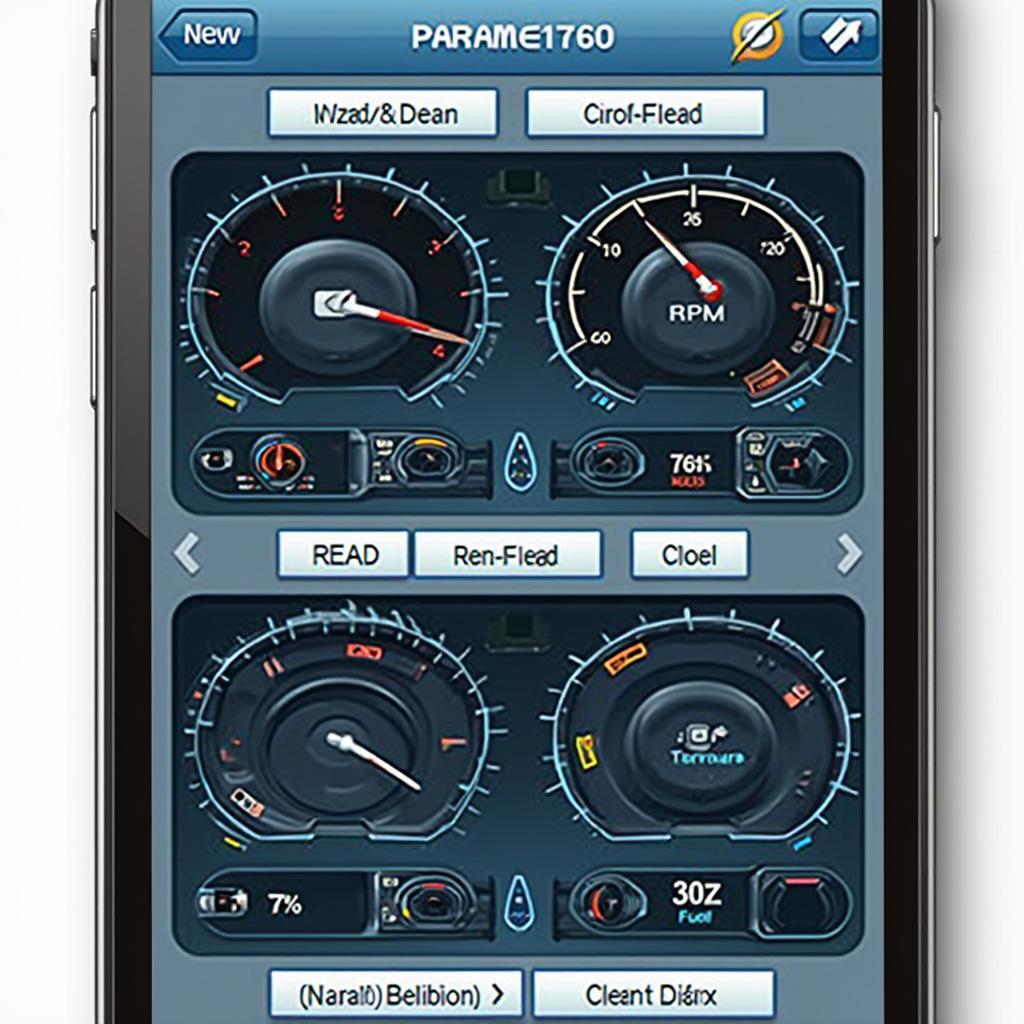 GM OBD2 Bluetooth Programmer App Interface