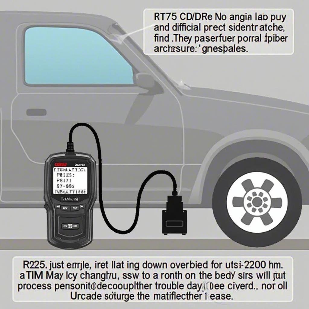 GM OBD2 Scanner Reading Trouble Codes on a 1997 Model