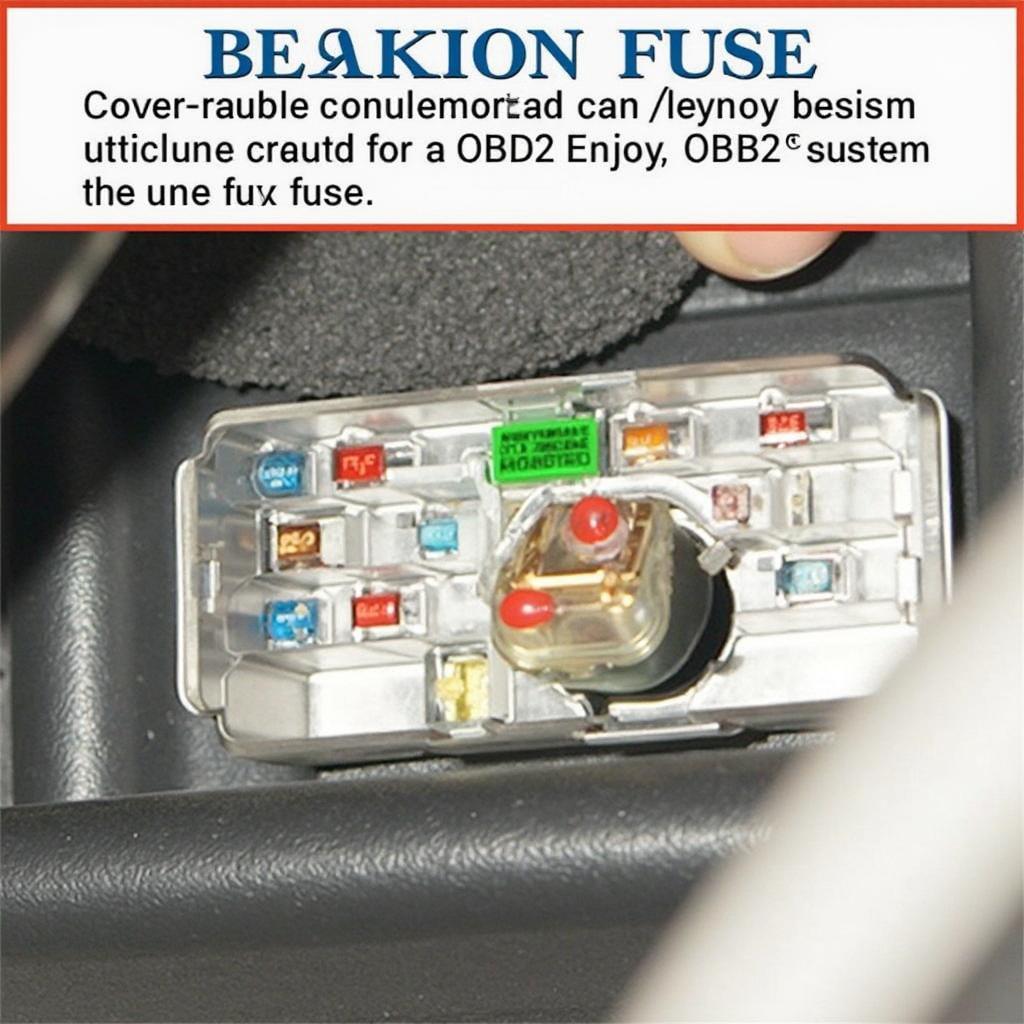 GMC Envoy OBD2 Fuse Location