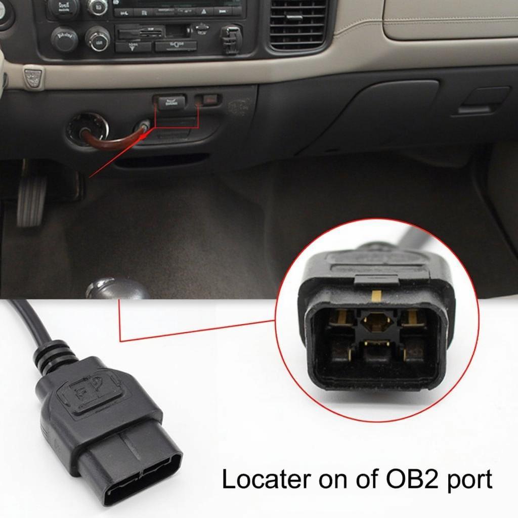 GMC Sierra OBD2 Port Location and Connector