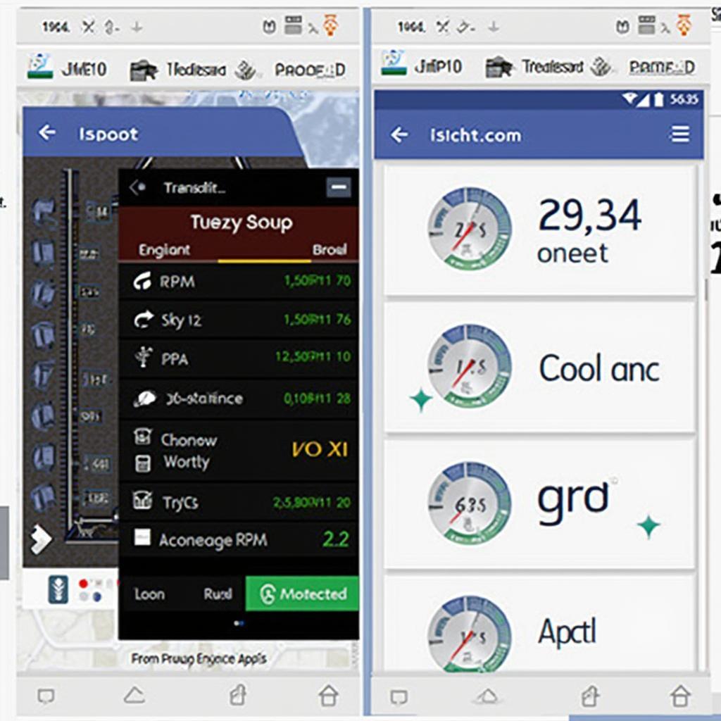 Go Point OBD2 App Interface