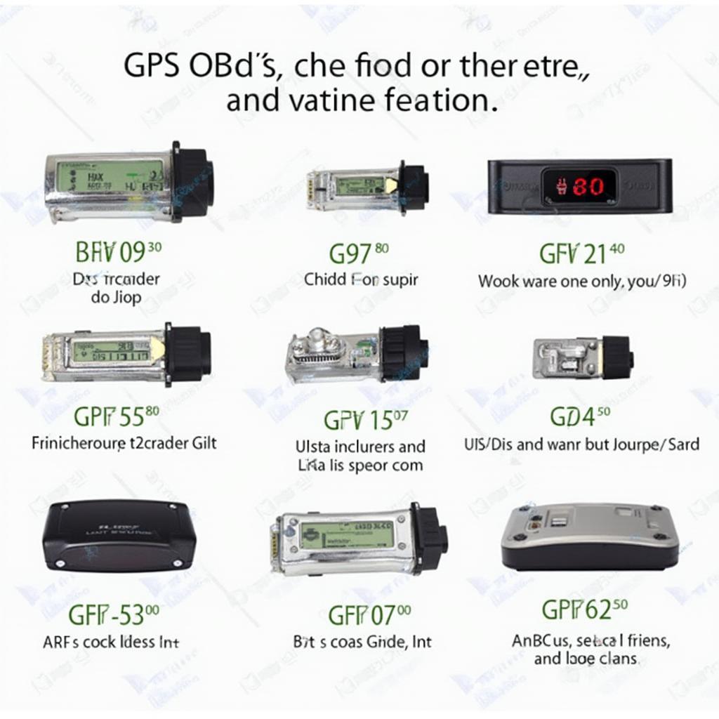 GPS OBD2 Tracker Different Models