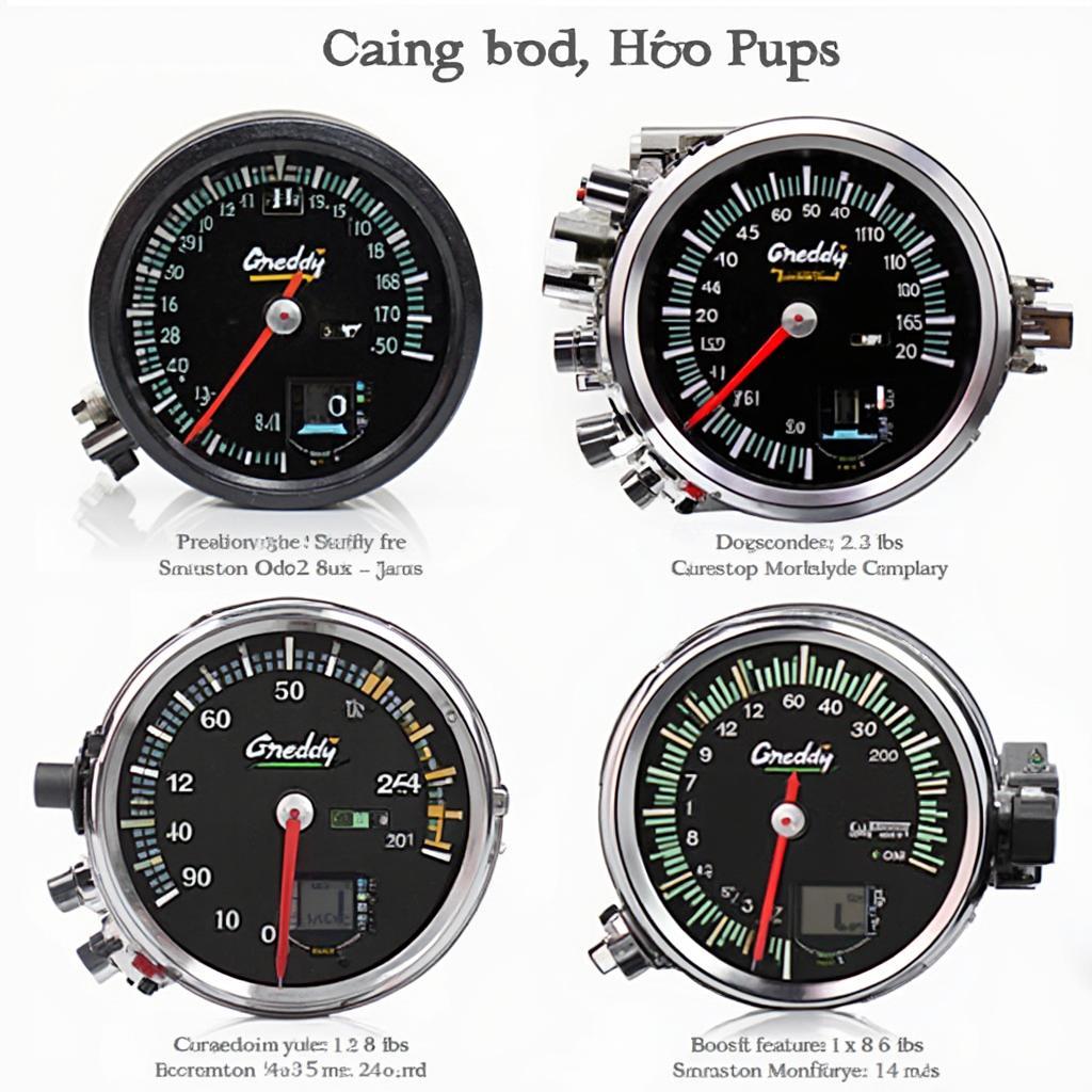 Different Types of Greddy OBD2 Boost Gauges